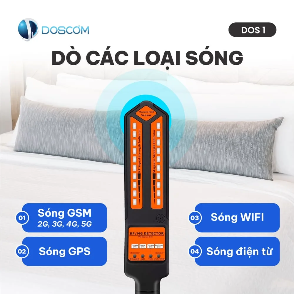Dò được nhiều loại sóng