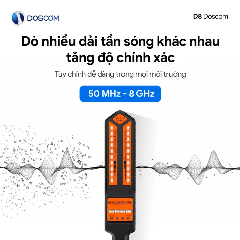 Dải tần sóng rộng, linh hoạt trong mọi tình huống.
