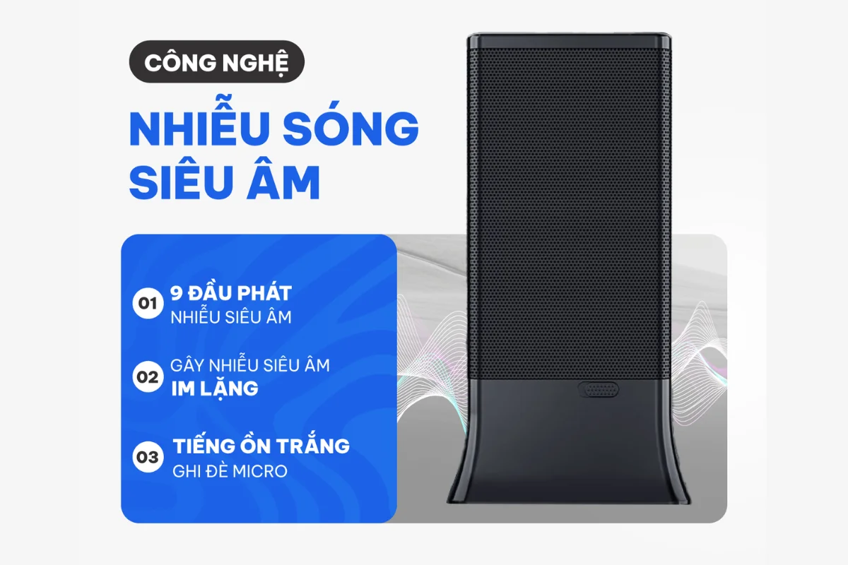 Cách làm nhiễu sóng máy ghi âm