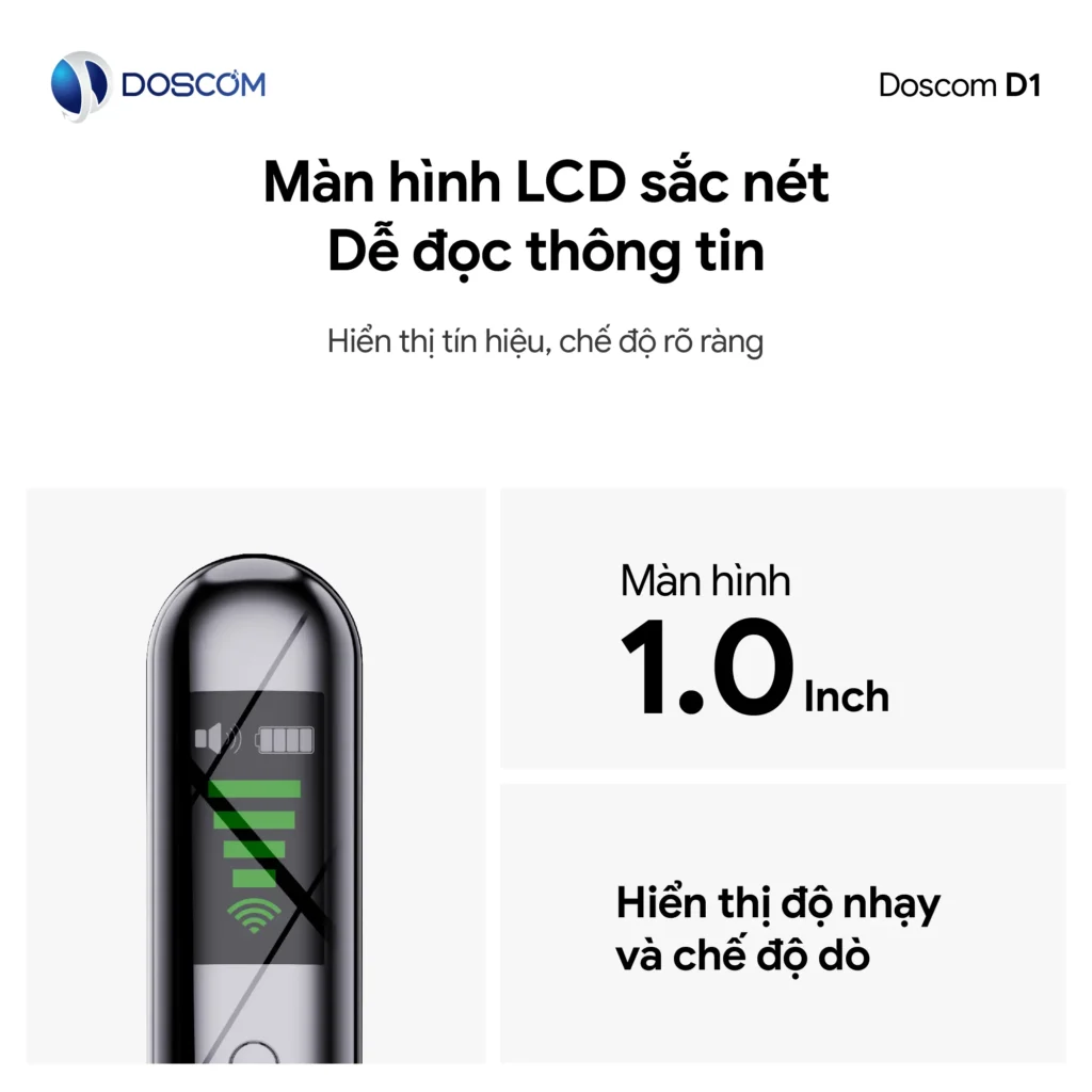 Máy dò camera ẩn, định vị ẩn, ghi âm, nghe lén ẩn D1 Doscom