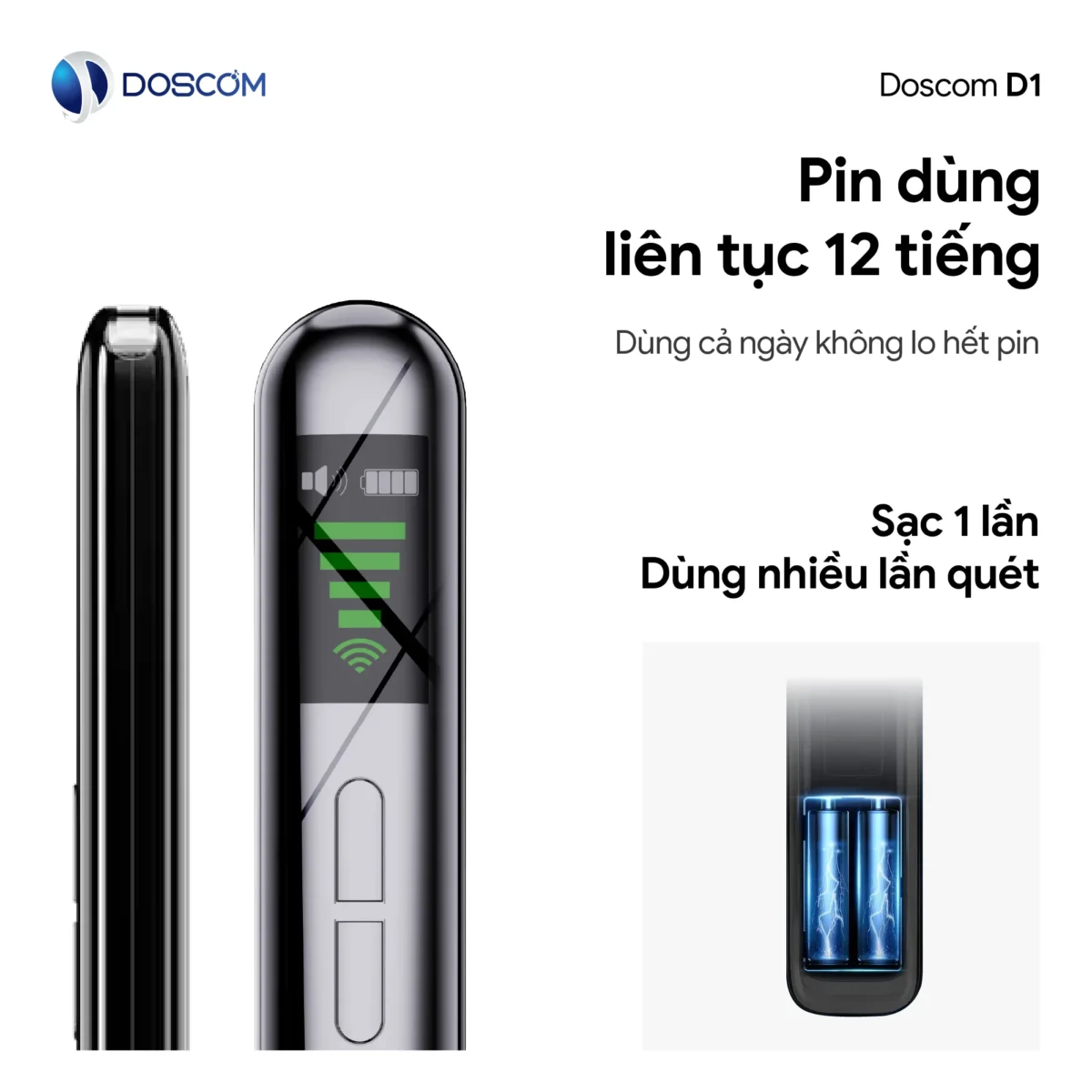 Máy dò camera ẩn, định vị ẩn, ghi âm, nghe lén ẩn D1 Doscom