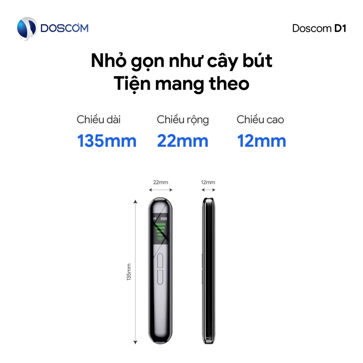 Máy dò camera ẩn, định vị ẩn, ghi âm, nghe lén ẩn D1 Doscom