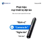 Thiết bị dò máy nghe lén, camera ẩn, … D1 Doscom