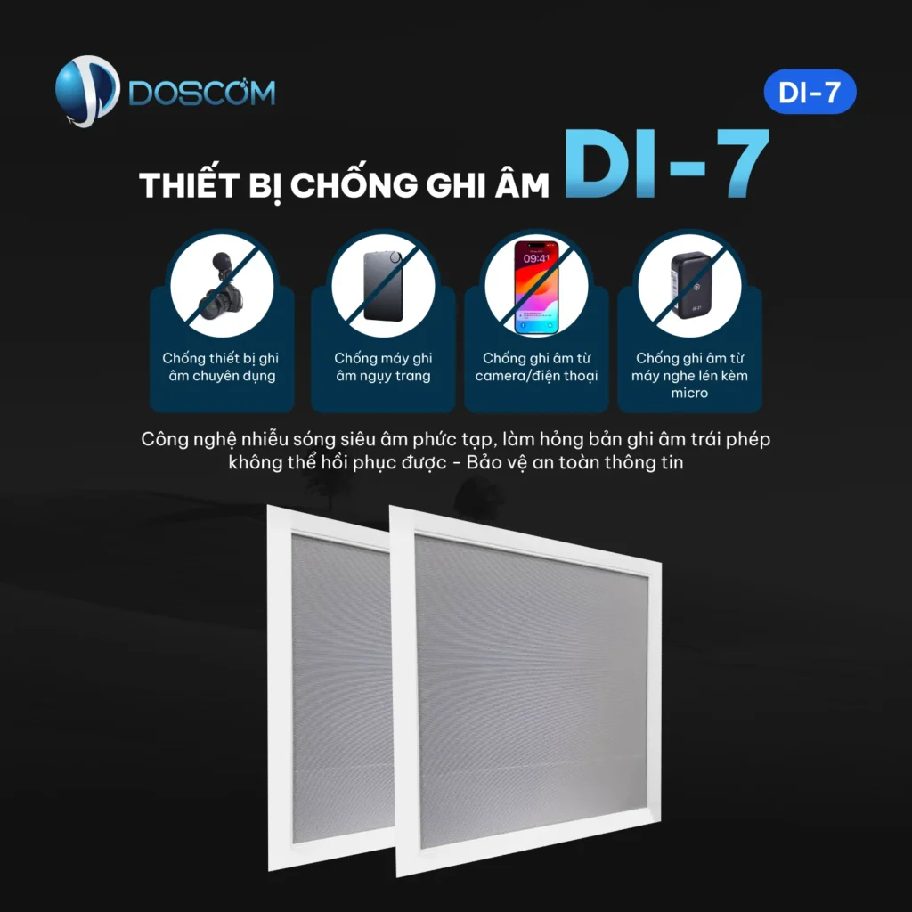 Thiết bị chống ghi âm chuyên dụng Di7