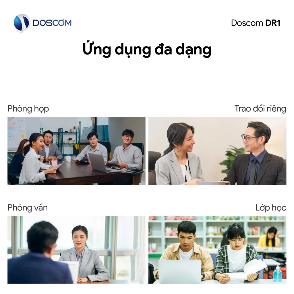 Ứng dụng của thiết bị ghi âm DR1