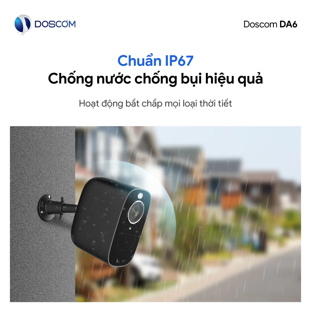Đạt chuẩn IP67, chống nước chống bụi hiệu quả