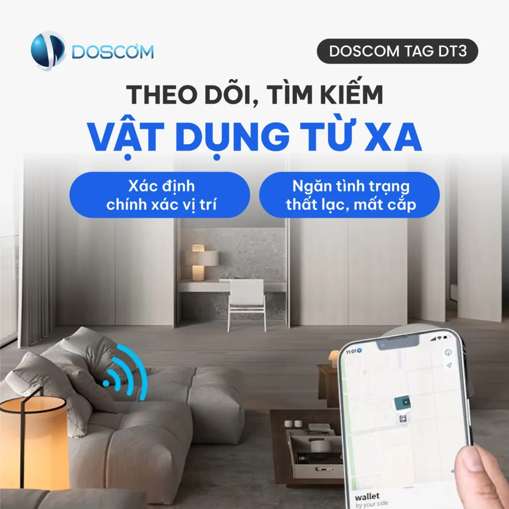 Theo dõi và tìm kiếm vật dụng ở xa