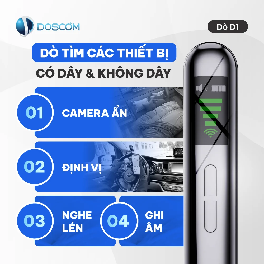 Công dụng chính của máy dò định vị nghe lén