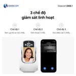 Camera gọi video 2 chiều DA8.1 Doscom có chế độ giám sát đa dạng