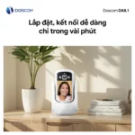 Camera Wifi DA8.1 gọi video 2 chiều Doscom
