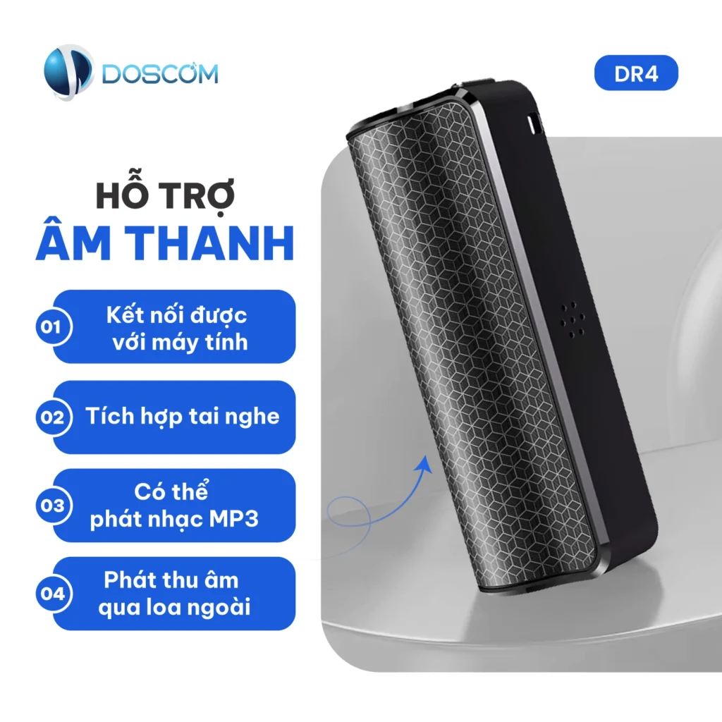 Hỗ trợ âm thanh linh hoạt