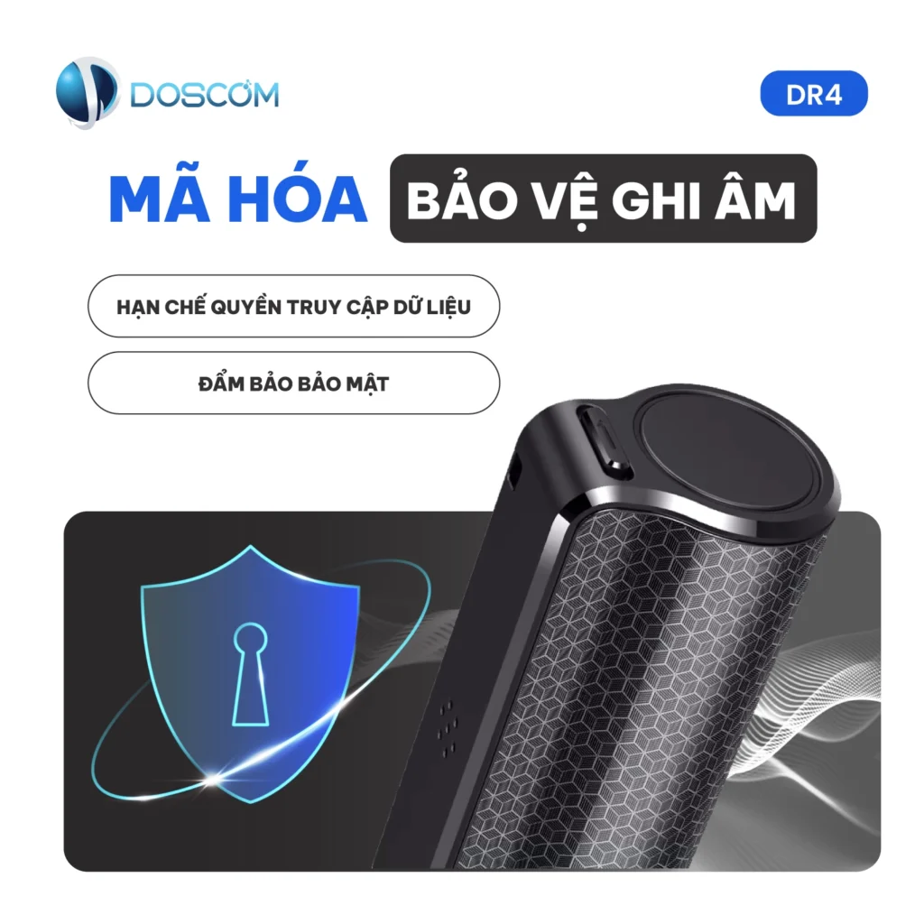Mã hóa bảo vệ file ghi âm
