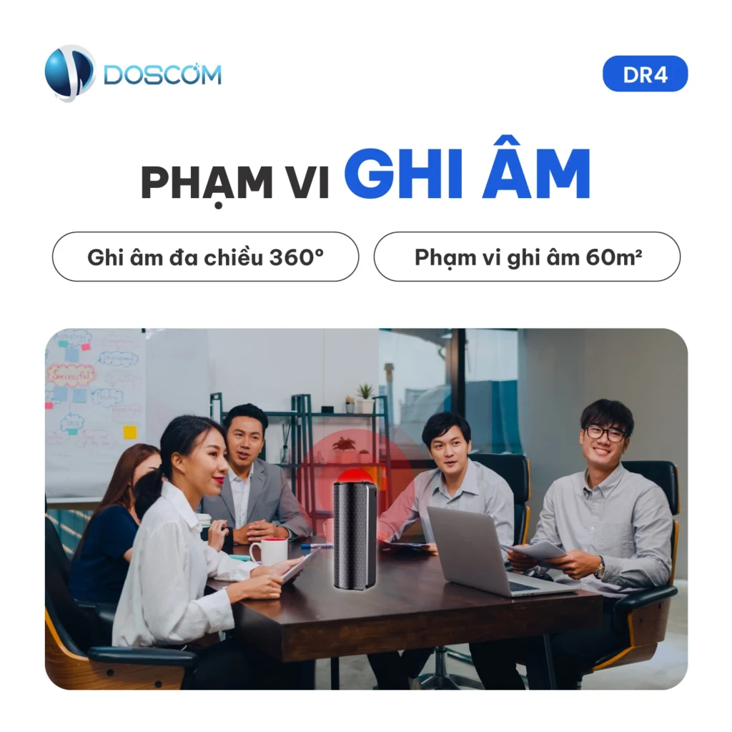 Phạm vi ghi âm rộng