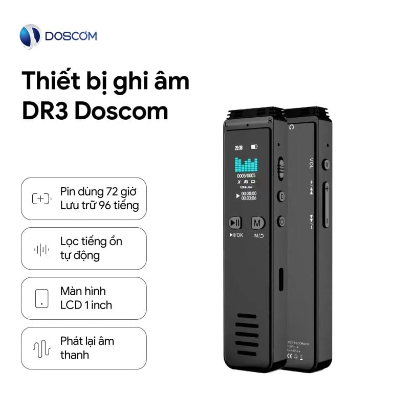 Thiết bị ghi âm Dr3