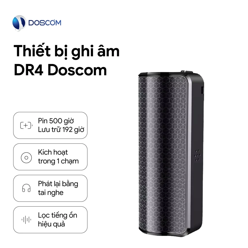 Thiết bị ghi âm DR4 Doscom