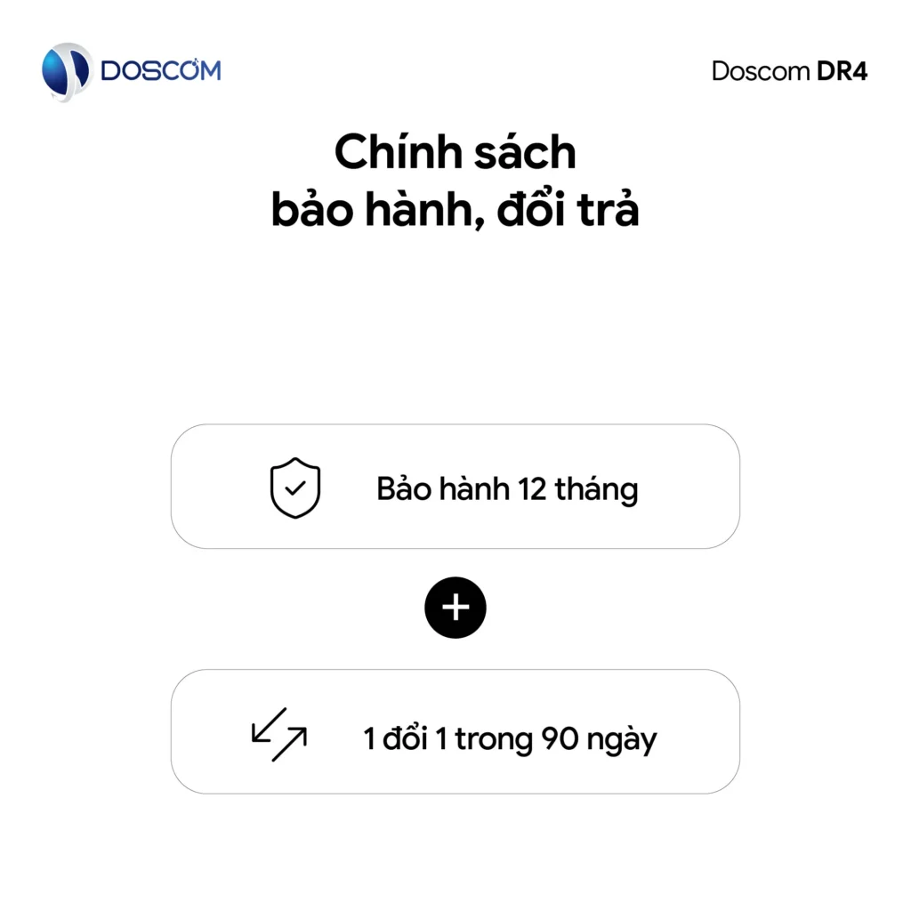 Doscom – Chính sách bảo hành