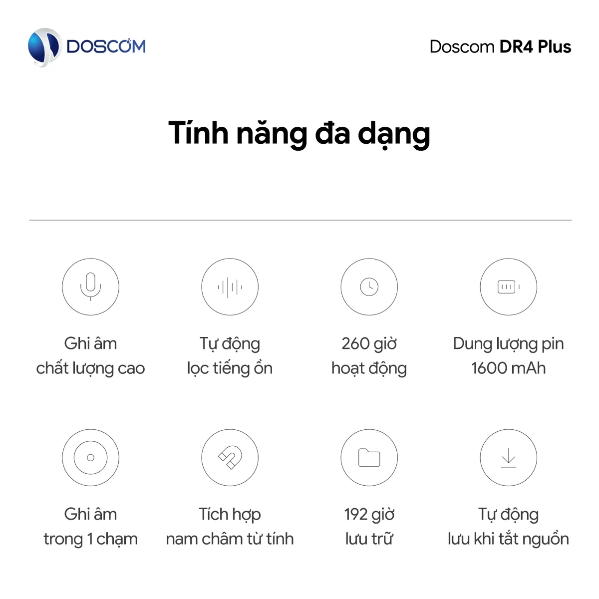 Thiết bị ghi âm chuyên dụng DR4 Plus