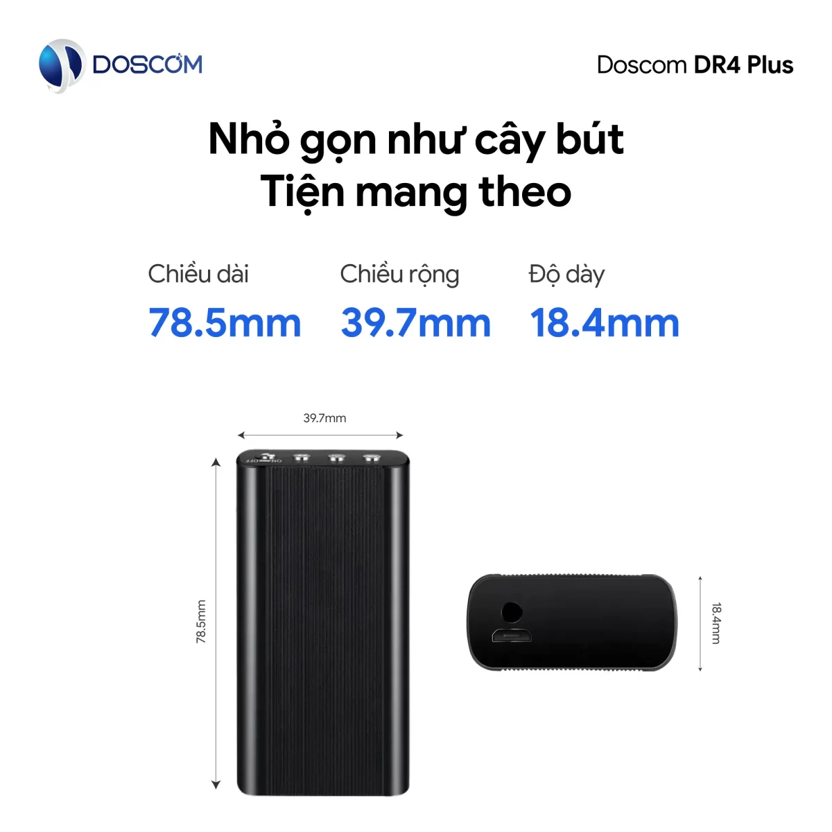 Thiết bị ghi âm chuyên dụng DR4 Plus