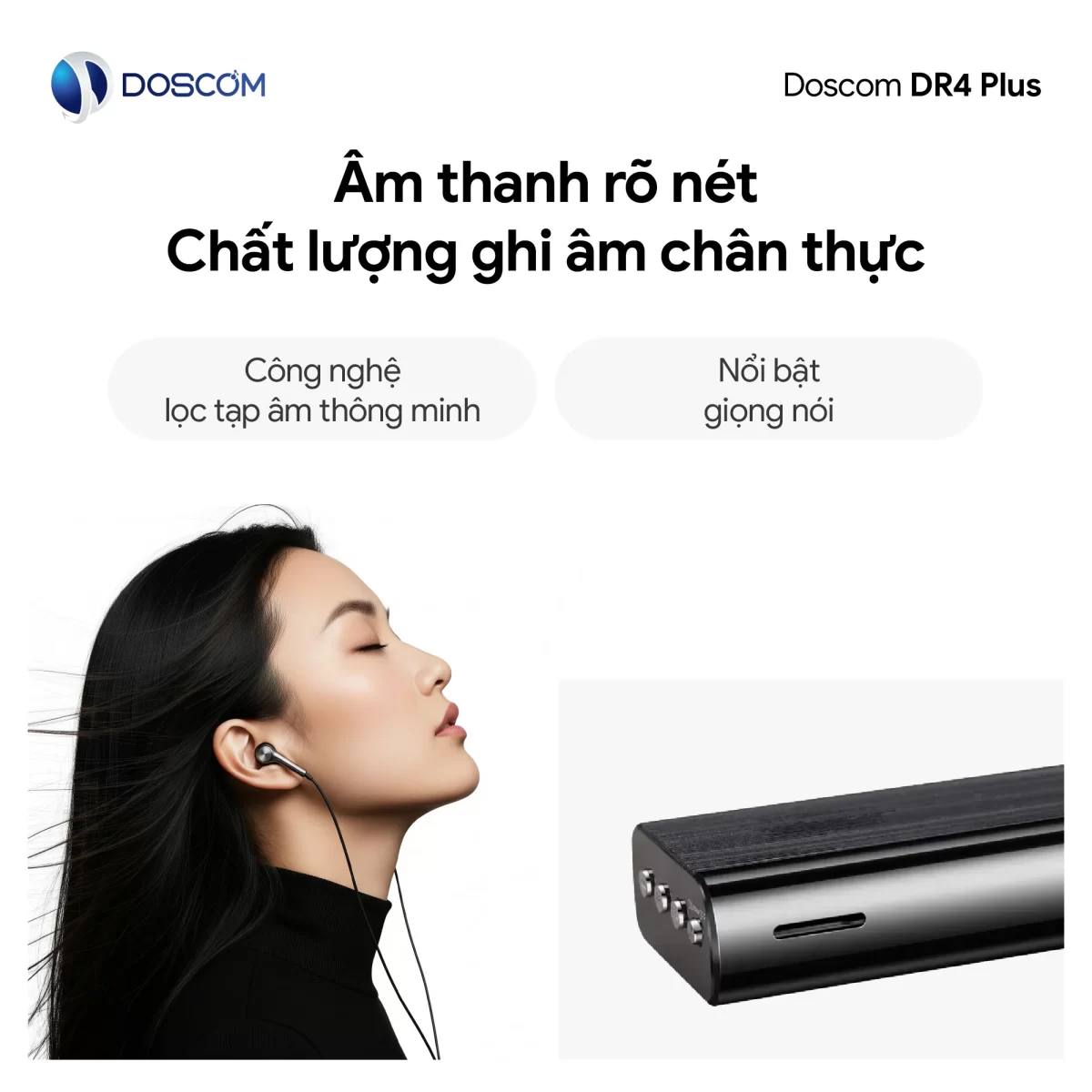 Thiết bị ghi âm chuyên dụng DR4 Plus