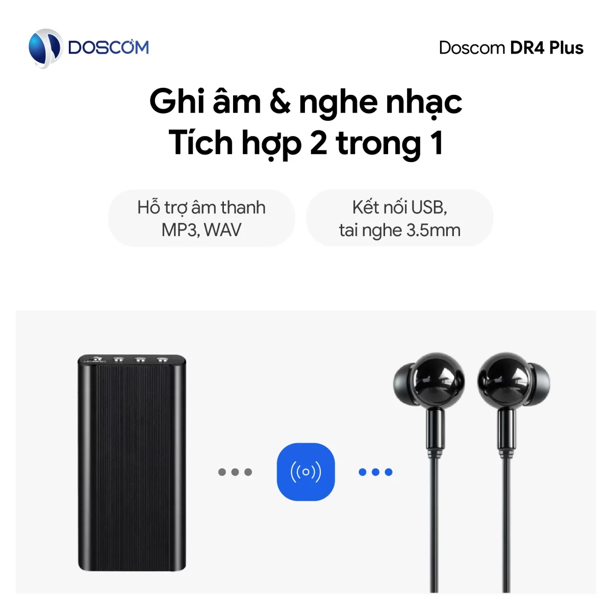 Thiết bị ghi âm chuyên dụng DR4 Plus
