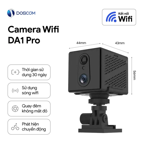 CAMERA WIFI DA-1 PRO - CAM MINI KHÔNG DÂY KẾT NỐI WIFI