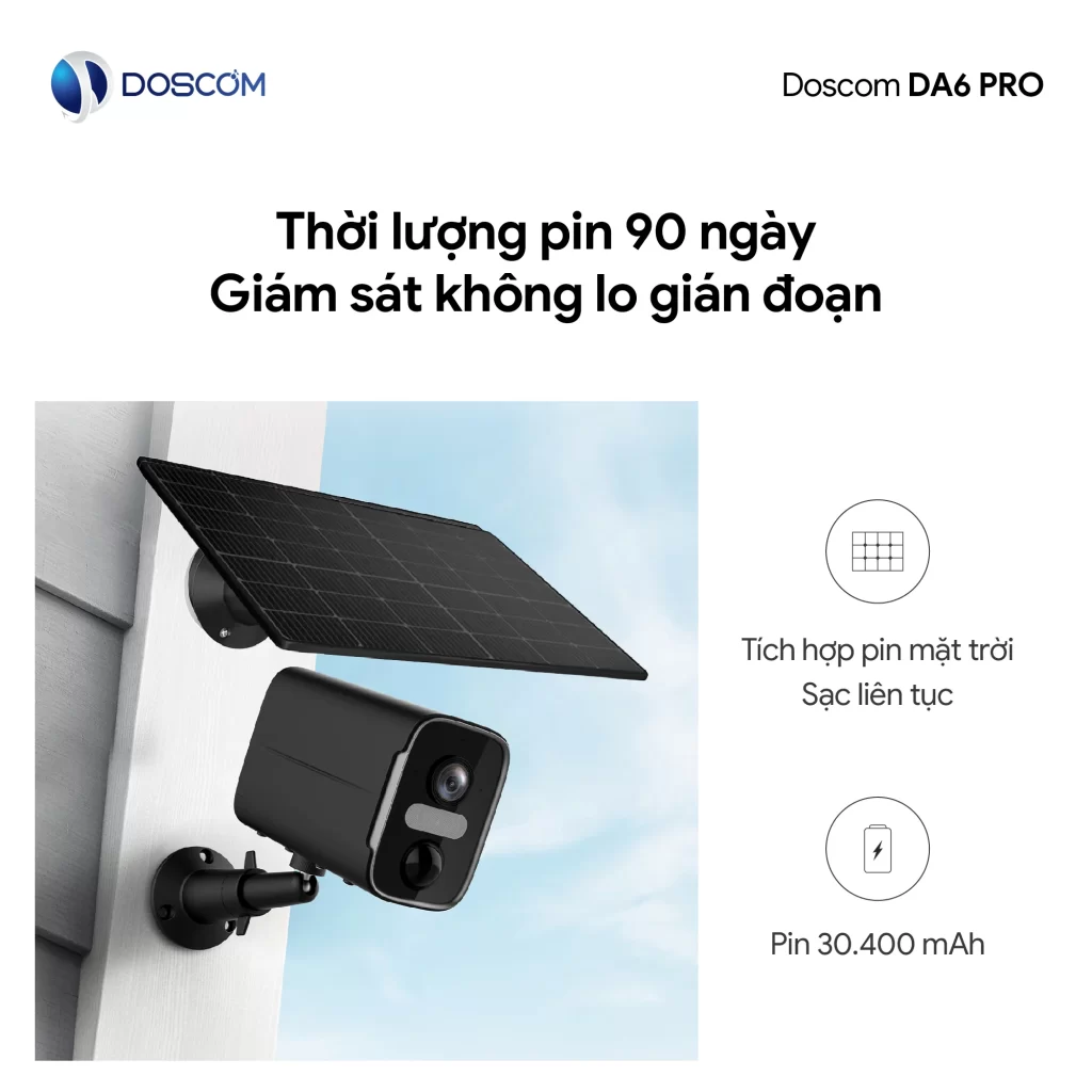 Thời lượng pin dài tới 60 ngày, giám sát không gián đoạn