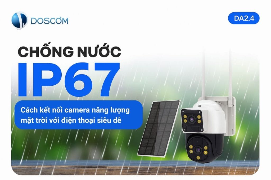Camera an ninh bị mờ do hơi nước