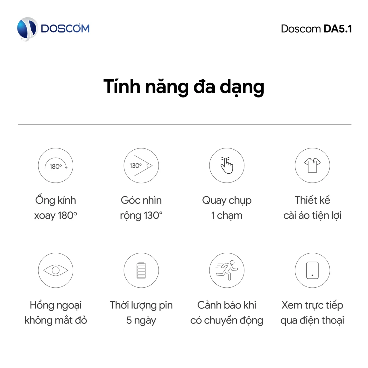 Tính năng chung DA5.1
