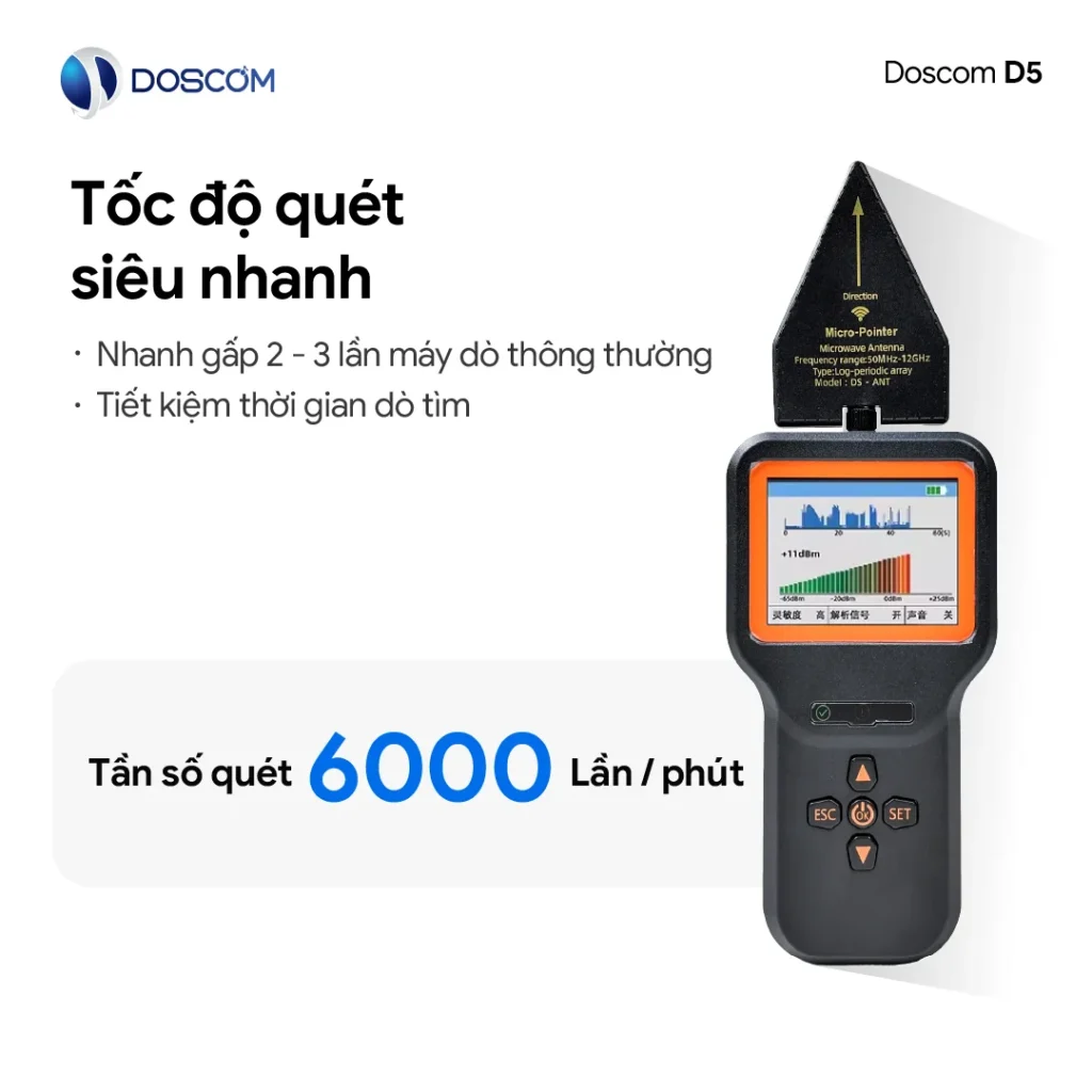 Tốc độ quét nhanh, dò tìm chuẩn xác