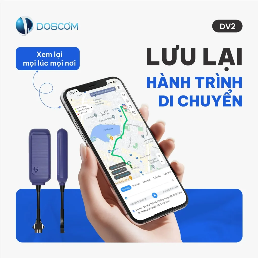 Lưu lịch sử hành trình di chuyển