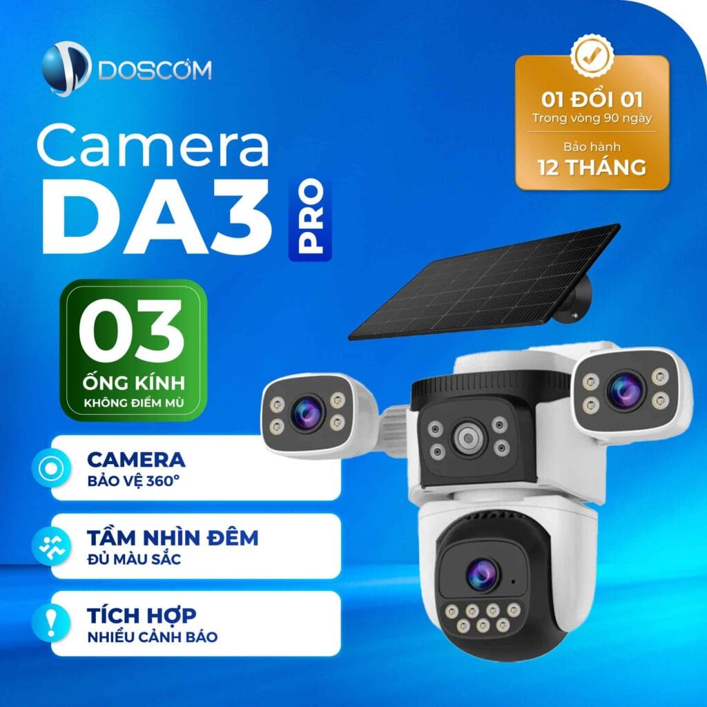 Doscom - thương hiệu Camera giám sát khu phố chất lượng nhất
