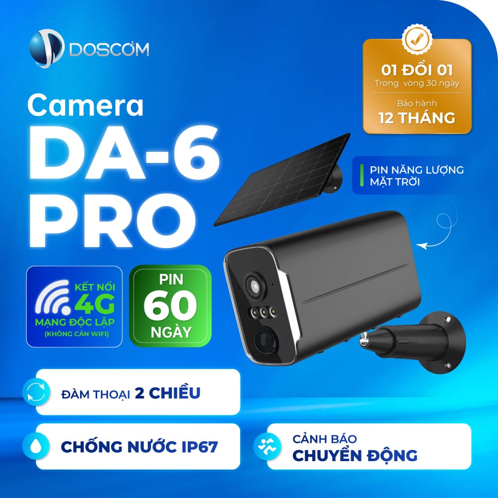 Camera không cần wifi DA6 Pro