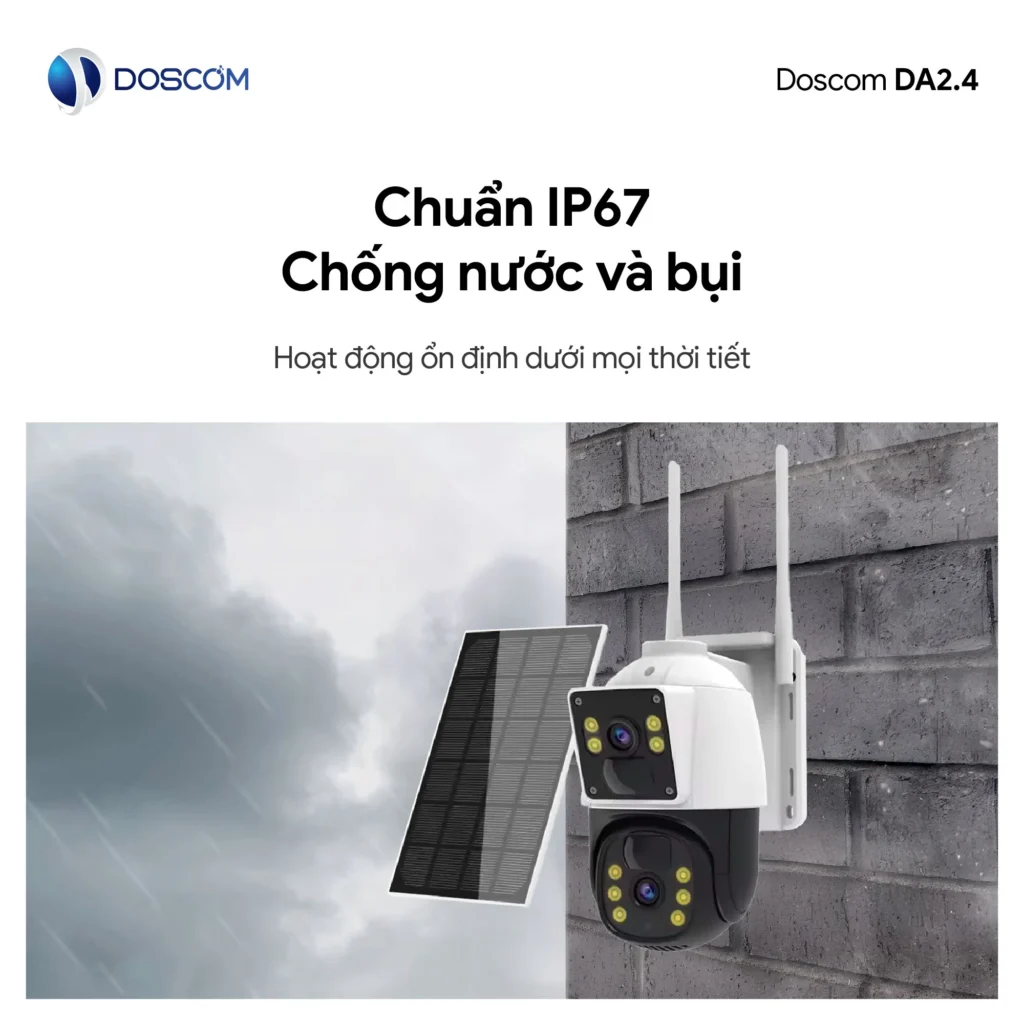 Camera DA2.4 bền bỉ với khả năng chống nước IP67