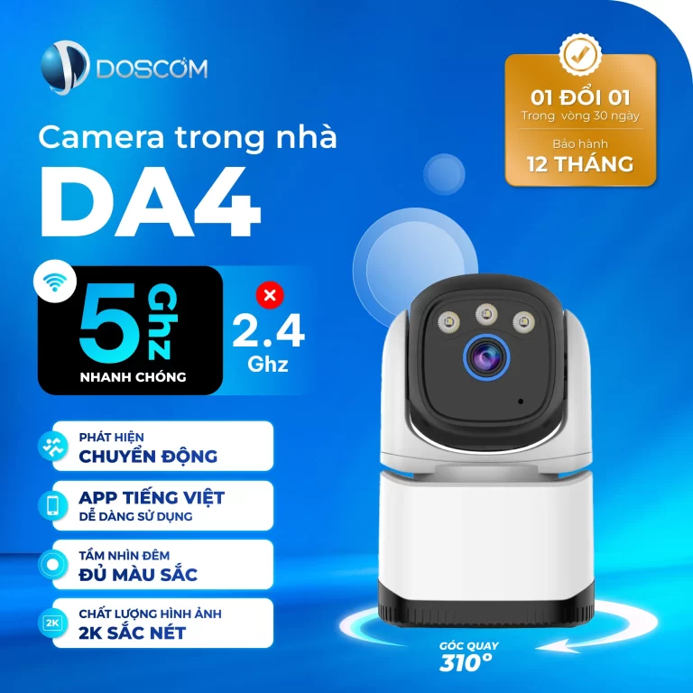 Camera giám sát qua điện thoại DA4 - Camera 5GHz