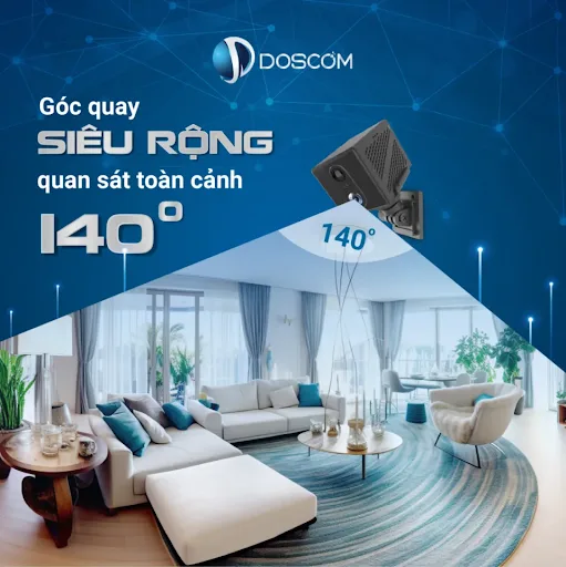 Các mẫu camera hiện nay có góc xoay tương đối rộng