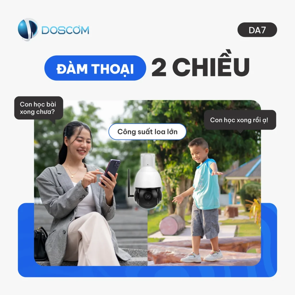 Đàm thoại 2 chiều linh hoạt