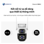Camera Wifi DA3.1 có thể kết nối và xem từ xa trên nhiều thiết bị