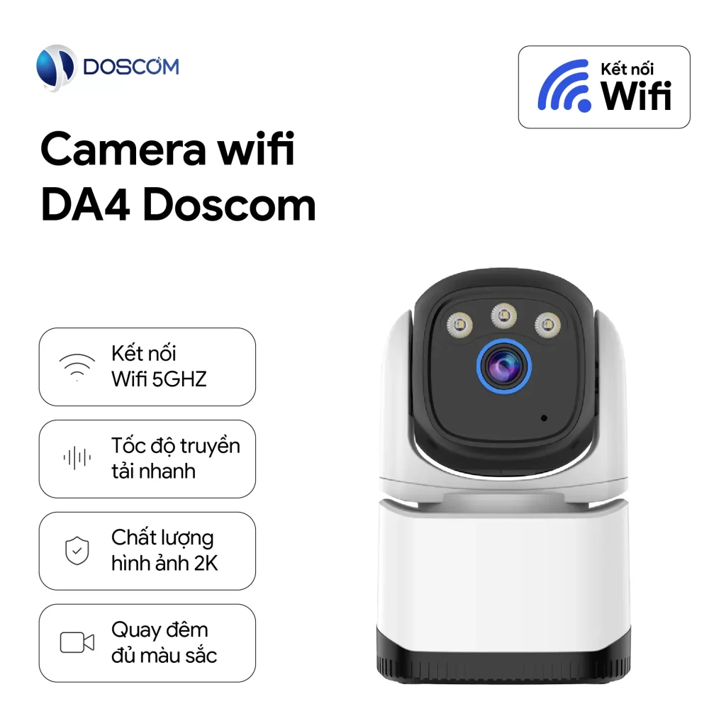 Camera Wifi 5GHz thế hệ mới DA4 Doscom