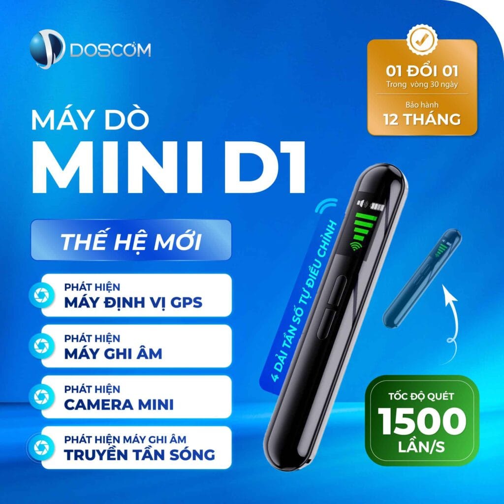 Thiết bị dò cầm tay đa năng D1 Doscom