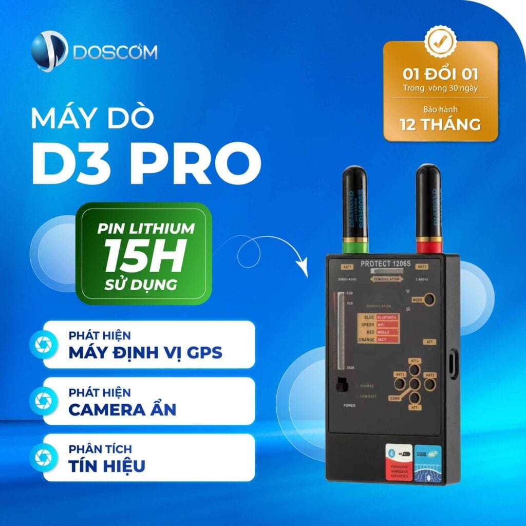 Xác định chính xác vị trí dò tìm với D3 pro