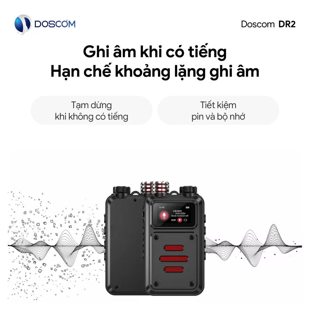 Ghi âm thông minh kích hoạt theo giọng nói