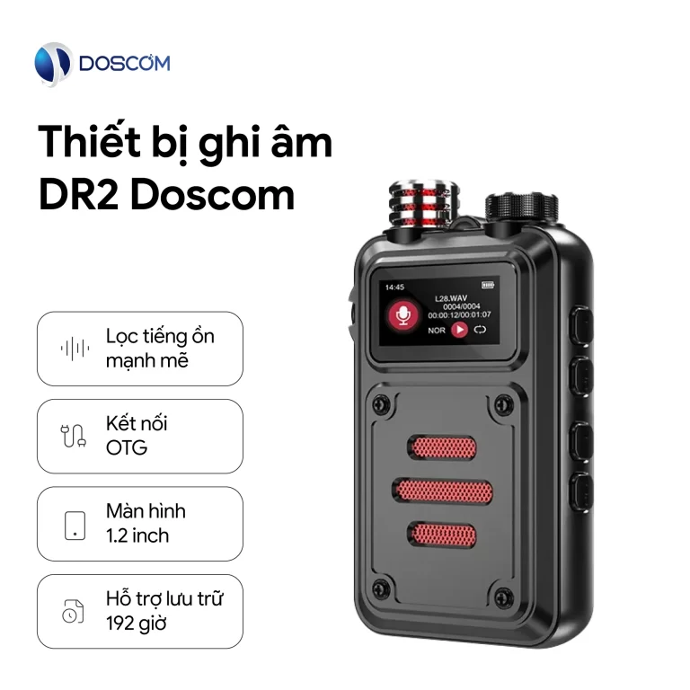Thiết bị ghi âm DR2 Doscom