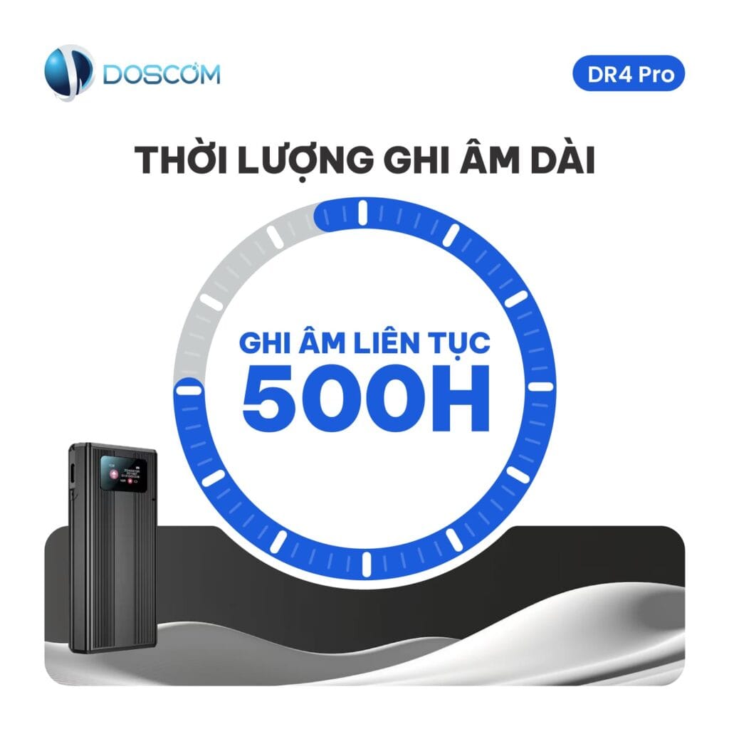 Chất lượng ghi âm vượt trội