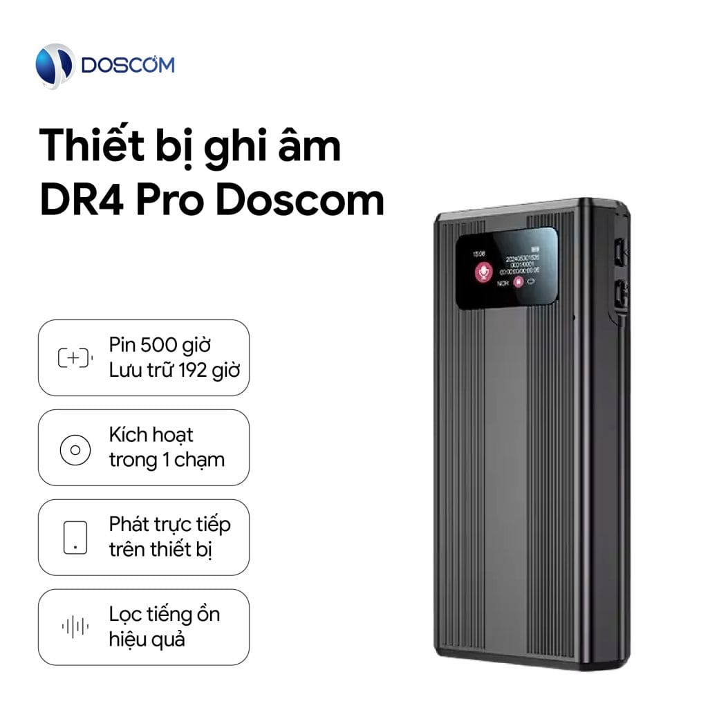 Thiết bị ghi âm DR4 Pro