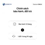 Doscom – Chính sách bảo hành
