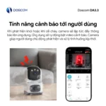 Cảnh báo khi phát hiện đám khói hoặc cháy