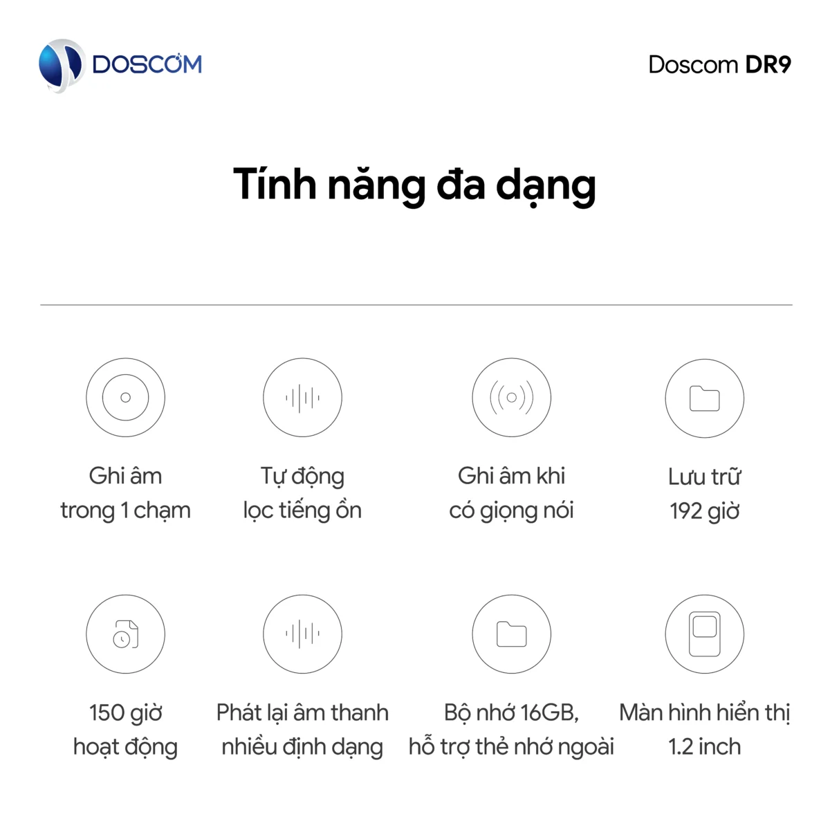 Tính năng chung DR9