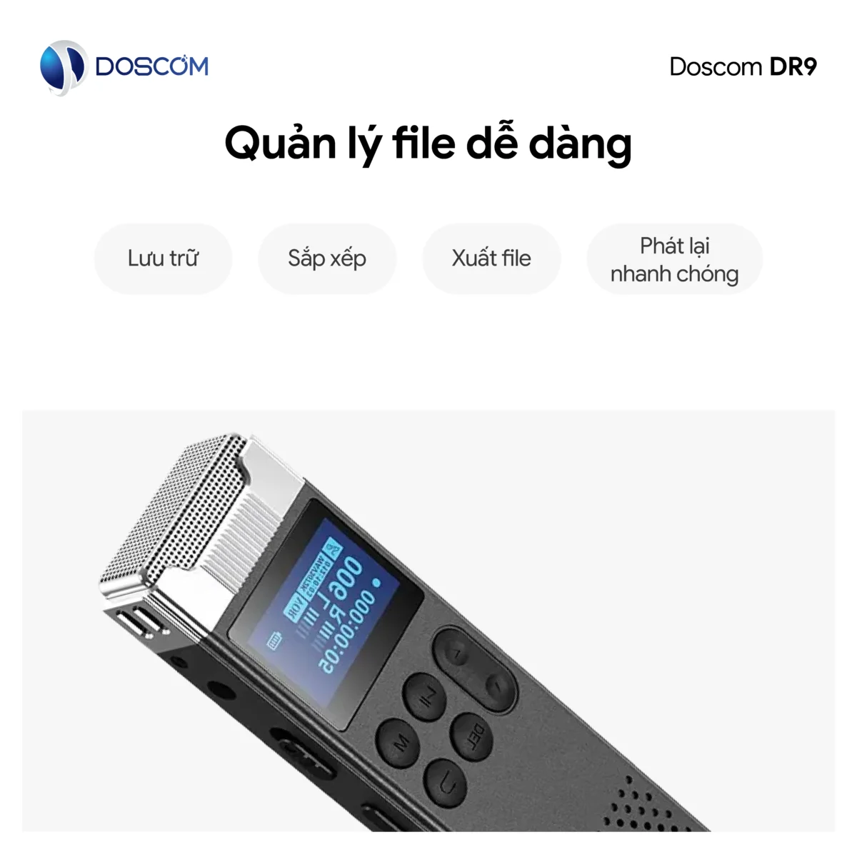 DR9 - Quản lý file dễ dàng