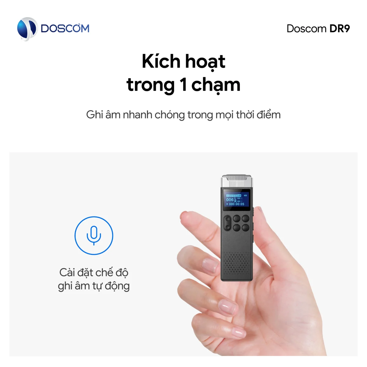 Ghi âm 1 chạm