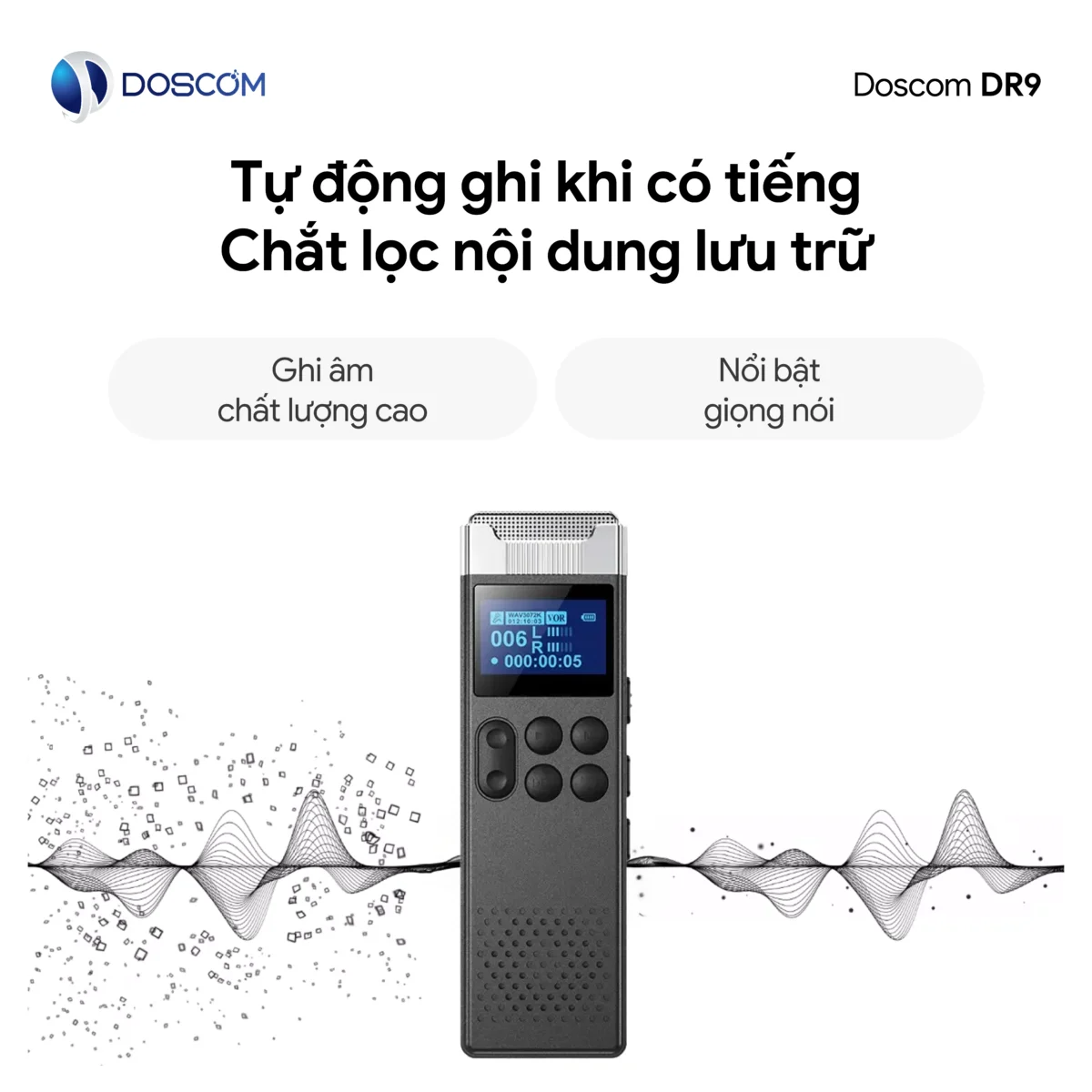 Ghi âm khi có giọng nói môi trường xung quanh
